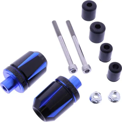Produktbild von DAYTONA Lenkergewichte Schwarz/Blau 14-19 mm