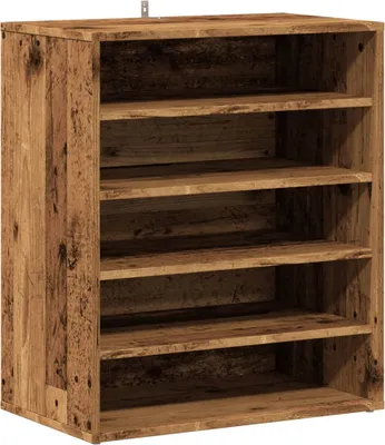 Obrázek produktu pro vidaXL Stojan na boty vzhled starého dřeva 60x35x70 cm materiál na bázi dřeva
