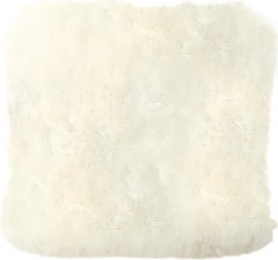 Produktbild von Heitmann Felle Lammfell-Kissen mit Reißverschluss Fellmaß ca. 45x45 cm, Farbe: Naturweiß 403WE