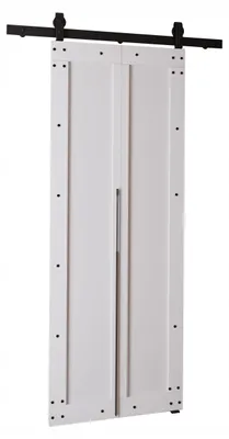 Produktbild von KierMoebel Schiebetür Komplettset QUDIO M2 Weiß 66x205x3,2 cm Wohnzimmer Schiebetür