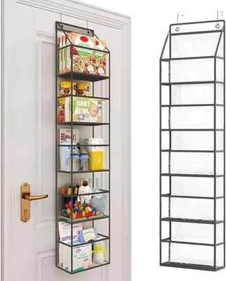 Produktbild von Famanu Organizer 5 Etagen mit Haken - Platzsparendes und Multifunktionales Regal