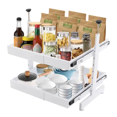 Zdjęcie produktu dla Wysuwany organizer do szaf, wysuwane szuflady do szaf, wysuwany organizer do szaf