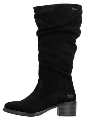 Image de Chaussures de randonnée pour femmes Rieker, bottes, fermeture éclair, noir, style décontracté