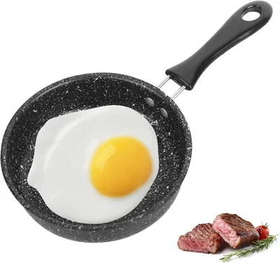 Obrázok produktu pre Mini panvica 14 cm, liatina, nepriľnavý povrch, vhodná na indukciu, na kempovanie