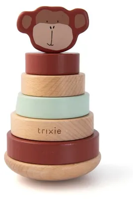 Produktbild von Trixie Holz-Stapelturm - Lernspielzeug Mr. MonkeyHolz