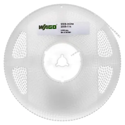 Productafbeelding van WAGO 2009-114 - Aansluitblokmarkering - Wit - 4 mm - 115,67 g