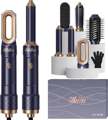 Productafbeelding van 6-in-1 Haarstyler met Luchtkrultang en Warme Lucht Borstel – Ideaal voor Vrouwen Haarstylings