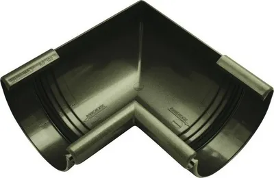 Produktbild von Marley Innenecke Kunststoff halbrund 90° Anthrazit Metallic NW 75 mm