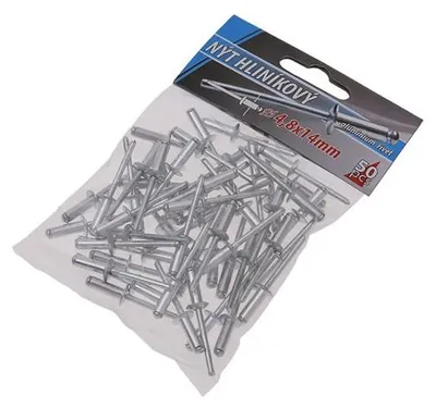 Obrázek produktu pro Nýty ALU 4.8x14mm 50ks 23989