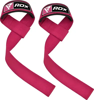 Image de RDX Sports Sangles de levage W1 - Bandes de poignet - Rose