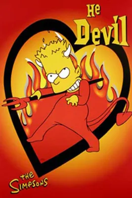 Obrázek produktu pro Simpsonovi - On Ďábel - kino - plakát print - velikost cm