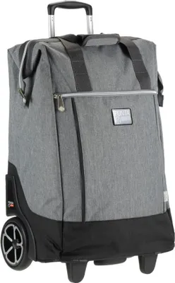 Produktbild von Fabrizio Einkaufstrolley Strandtrolley Picknicktrolley Shopper mit großen Rollen grau