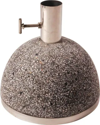 Image de Pied de parasol en granit - D. 25 cm x H. 24 cm - Gris