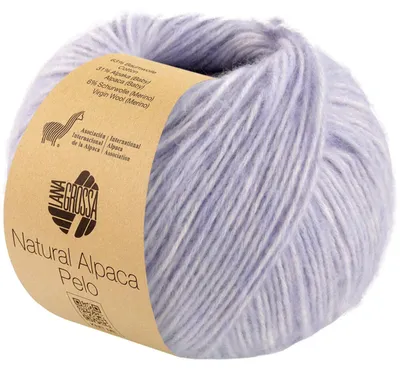 Produktbild von Lana Grossa - Natural Alpaca Pelo 0023 zartlila meliert