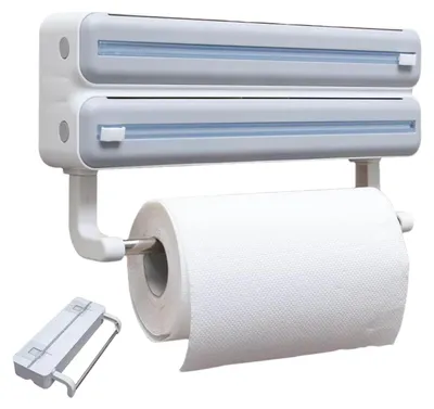 Immagine prodotto di Dispenser da parete per pellicola di alluminio per la cucina, realizzato in alluminio