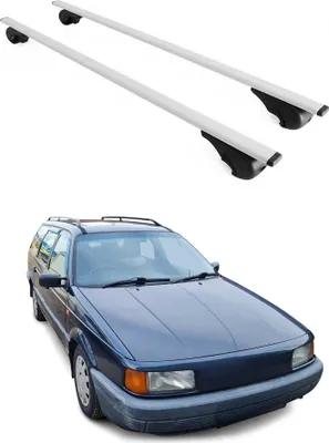 Produktbild von Dachträger Gepäckträger für VW Passat Variant 1988-1997 Grundträger Metall Grau