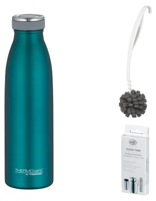 Image de THERMOS TC BOTTLE 0,50 l Trinkflasche 0,5l teal mat – Vorteilsset mit Reinigungsbürste CLEAN FIX 30 cm | HAN 4067255050 | EAN 5010576948465