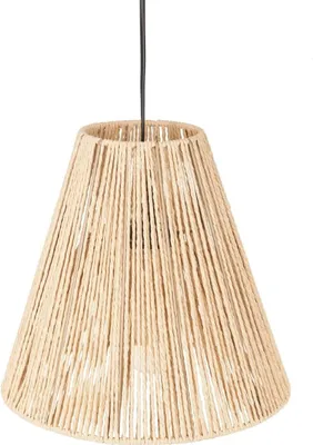 Produktbild von Hängelampe mit Metall- und Papierschirm, Ø 30 cm, beige