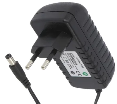 Imagen del producto de Fuente de alimentación conmutada de 12V/1.5A, color , con adaptador CEE7/16