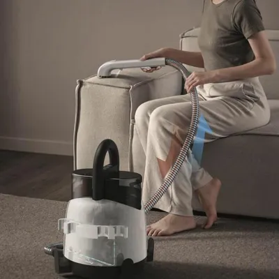 Immagine prodotto di Pulitore a vapore con contenitore bianco da 850 w E.ziclean SPOTREMOVERW2