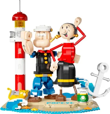 Immagine prodotto di PANTASY Zestaw Konstrukcyjny Popeye i Olivia 1500 elementów - Figurki Pop Culture