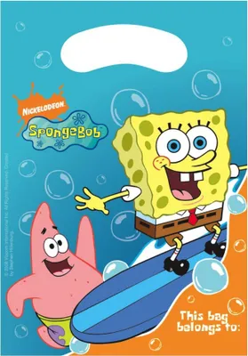 Produktbild von Heyne Party-Geschenkbeutel 'Spongebob'