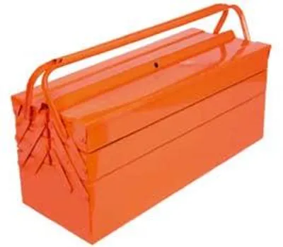 Produktbild von Metallkassette mit 5 Fächern, lang – cm.53x21x21h.