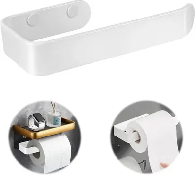 Produktbild von Selfklebende Toiletrollhalter mit Holmeinlage für Bad und Küche