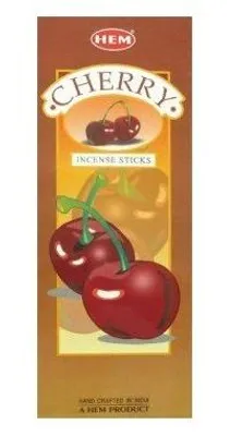 Räucherstäbchen Kirsche, 6er-Pack, 20 g, sechseckig