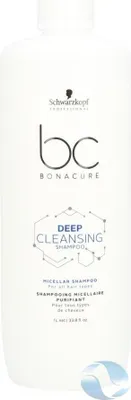 Produktbild von Schwarzkopf Professional BC Bonacure Scalp Genesis Deep Cleansing Micellar Shampoo Tiefenreinigungsshampoo für fettige Kopfhaut 1000 ml