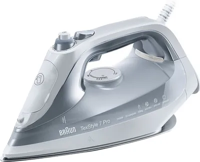 Produktbild von Braun Texstyle 3 SI 3054GY/3053BL/3055BK/3050BL DampfbÃ1/4geleisen, Keramiksohle, 2400 Watt, Vertikaldampf, Anti-Kalk, Abschaltautomatik
