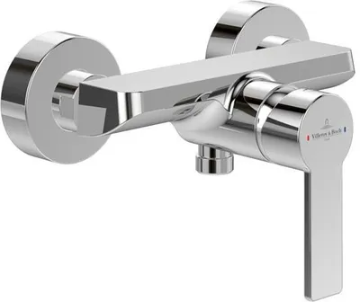 Produktbild von V&B Einhand-Brausebatterie ARCHITECTURA Wandmontage, 218x130x137mm chrom TVS10300100061