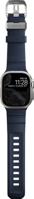 Zdjęcie produktu dla Nomad Rocky Point Band, Band, Smartwatch, Naturalny, Apple, Ultra / 46mm, Skóra, Tytan