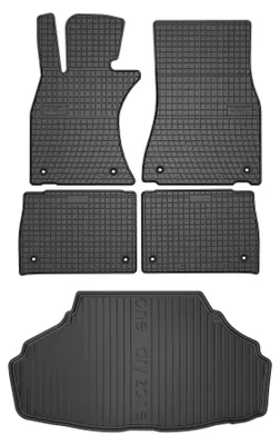 Obrázek produktu pro Gumové autokoberce SolidPRO + vana kufru DryZone pro: Lexus LS IV 2006-2017 sedan 5 ks – Wielganizator