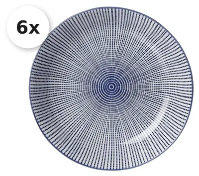 Produktbild von Suppenteller 20,5cm 6er Set Royal Makoto