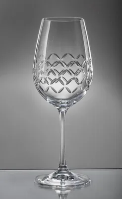 Produktbild von Weingläser Weinglas Kristallgläser Model CROSS klar geschliffen 350 ml 2er Set Bohemia Crystalex