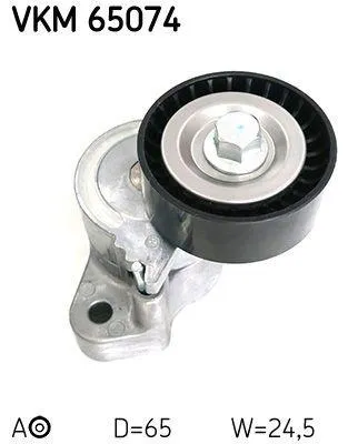Produktbild von SKF VKM 65074 Spannrolle Keilrippenriemen für MITSUBISHI ASX (GAW) Lancer VIII Schrägheck (CXA) Lancer VIII Limousine (CYA, CZA)