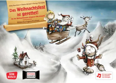 Image de Das Weihnachtsfest ist gerettet! Kamishibai Bildkartenset