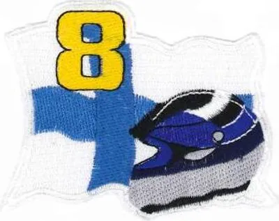 Produktbild von Aufnäher Patches Flagge Finnland 8 Gr. ca. 7,6 x 6,5 cm 05405