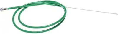 Produktbild von Vorderradbremskabel mit grüner Kabelummantelung