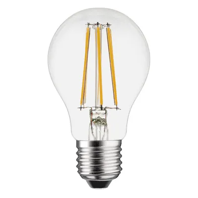 Produktbild von LED Filament Leuchtmittel Birne 6W = 60W E27 klar 806lm Tageslicht 6500K kaltweiß