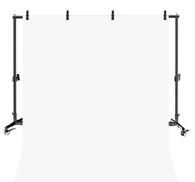 Produktbild von Hintergrundständer, verstellbare Breite, verbesserte Stabilität, Mit weißem Hintergrund-a, 200x200cm-a