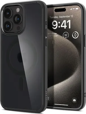 Produktbild von Spigen ACS06720, Cover, Apple, iPhone 15 Pro, 15,5 cm (6.1"), Schwarz