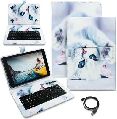 Produktbild von Schutzhülle Tastatur für Samsung Galaxy Tab A11+ Plus Tablet Hülle BluetoothFarben:Motiv 4