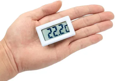 Produktbild von Thermometer – Digitalthermometer – 2 Stück – Kühlschrankthermometer – Temperatur – Temperaturen – Weiß – Digital – CHPN