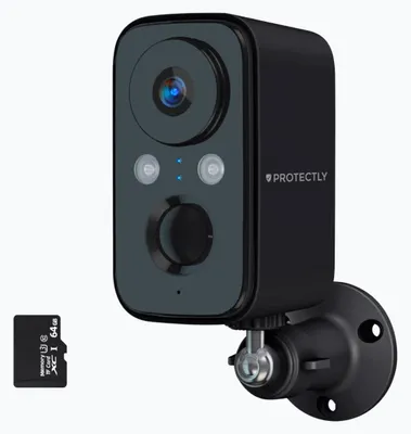 Productafbeelding van Protectly Buiten camera batterij Zwart