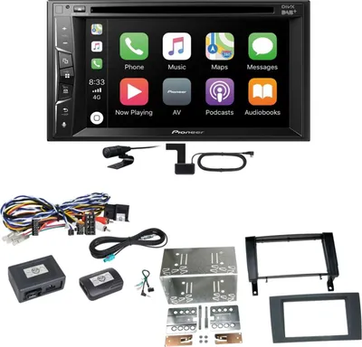 Produktbild von Pioneer AVH-Z3200DAB Carplay Bluetooth DAB Einbauset für Mercedes SLK R171