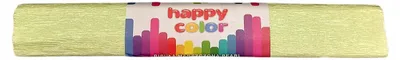 Produktbild von Happy Color Krepppapier Perlmutt Hellgrün 25x200 cm Bastelpapier