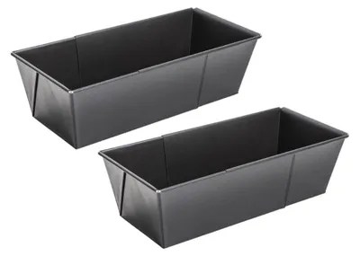 Image de Lot de 2 moules à cakes extensibles 20 à 35 cm Zenker Black Metallic
