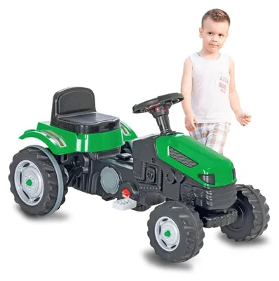 Produktbild von Trettraktor Strong Bull grün